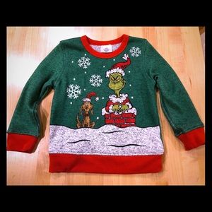 Grinch Sweatshirt Size 5t